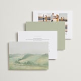 "The Vow" - Wedding Invitations in Meadow by Elly - Back of Card Options