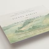 "The Vow" - Wedding Invitations in Meadow by Elly - Detail