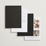 "Encapsulated" - Wedding Invitations in Black Tie by Hooray Creative - Back of Card Options