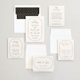 "Encapsulated" - Wedding Invitations in Black Tie by Hooray Creative - Invitation Suite