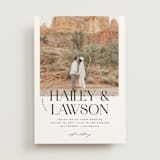 "Photographie" - Wedding Invitations in Noir by Christie Garcia - Front