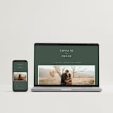 "Flip" - Wedding Invitations in Forest by Kelly Schmidt - FREE Wedding Website