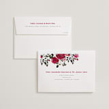 "Rose Garden" - Wedding Invitations in Magenta by Leah Bisch - FREE Recipient Addressing