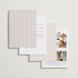 "Splendid" - Wedding Invitations in Ecru by Sandra Picco Design - Back of Card Options