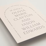 "Splendid" - Wedding Invitations in Ecru by Sandra Picco Design - Detail