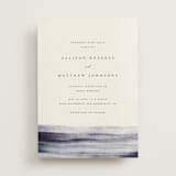 "Stillness" - Wedding Invitations in Horizon by Sumak Studio - Front