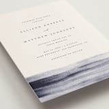 "Stillness" - Wedding Invitations in Horizon by Sumak Studio - Detail