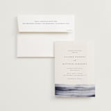 "Stillness" - Wedding Invitations in Horizon by Sumak Studio - Invitation with Envelope