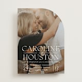 "Getaway" - Wedding Invitations in Snow by Erin L. Wilson - Front