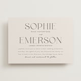 "classic names" - Wedding Invitations in Ivory by Susan Asbill - Front
