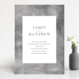 "set in stone" - Wedding Invitations in Granite by raven erebus - Front