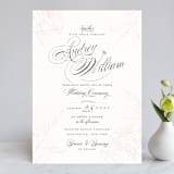 "Flora" - Wedding Invitations in Blush by Nicoletta Savod - Front