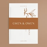 "Ovalon" - Wedding Invitations in Terracotta by Pati Cascino - Assembled