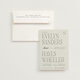 "Hayes" - Wedding Invitations in Forest by Blustery August - Invitation with Envelope