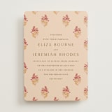 "Blockprint" - Wedding Invitations in Sunset by Olivia Kanaley Inman - Front