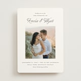 "Terra" - Wedding Invitations in Snow by Pixel and Hank - Front