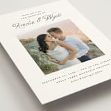 "Terra" - Wedding Invitations in Snow by Pixel and Hank - Detail