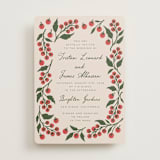 "Cherry Tomatoes" - Wedding Invitations in Tomato by Katharine Watson - Front