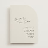 "kinkaid" - Wedding Invitations in Ivory by Carolyn Nicks - Front