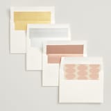 "Typographical Poster" - Wedding Invitations in Blush by Stacey Day - Envelope Liner Options