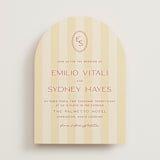 "palmetto" - Wedding Invitations in Lemon by Ellen Schlegelmilch - Front