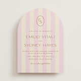 "palmetto" - Wedding Invitations in Cherry Blossom by Ellen Schlegelmilch - Front