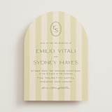 "palmetto" - Wedding Invitations in Lime by Ellen Schlegelmilch - Front