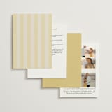 "palmetto" - Wedding Invitations in Lemon by Ellen Schlegelmilch - Back of Card Options