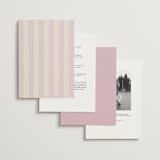 "palmetto" - Wedding Invitations in Cherry Blossom by Ellen Schlegelmilch - Back of Card Options