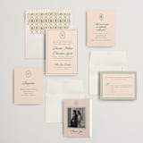 "Scripted" - Wedding Invitations in Emerald by Creo Study - Invitation Suite