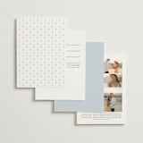 "melihrolo" - Wedding Invitations in Powder Blue by chocomocacino - Back of Card Options