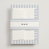 "melihrolo" - Wedding Invitations in Powder Blue by chocomocacino - Assembled with Belly Band