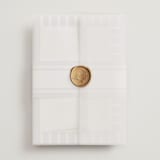 "melihrolo" - Wedding Invitations in Powder Blue by chocomocacino - Assembled with Vellum Wrap and Wax Seal