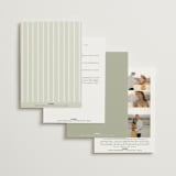 "Summer Fields" - Wedding Invitations in Petal by Lisa Joanna Harrison - Back of Card Options