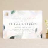 "Artsy Minimal" - Wedding Invitations in Forest by Melanie Severin - Front