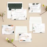 "Artsy Minimal" - Wedding Invitations in Forest by Melanie Severin - Invitation Suite