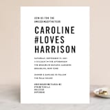 "Open Bar" - Wedding Invitations in Tuxedo by Jennifer Lew - Front