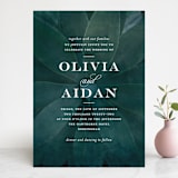 "Succulent Center" - Wedding Invitations in Cactus by Jessica Williams - Front