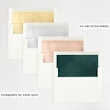 "Succulent Center" - Wedding Invitations in Cactus by Jessica Williams - Envelope Liner Options