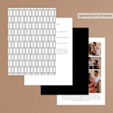 "Of Note" - Wedding Invitations in Pearl by Olivia Raufman - Back of Card