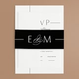 "Of Note" - Wedding Invitations in Pearl by Olivia Raufman - Assembled