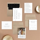 "Of Note" - Wedding Invitations in Pearl by Olivia Raufman - Invitation Suite