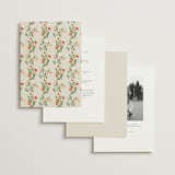 "Garden Heirloom" - Wedding Invitations in Garden by Elly - Back of Card Options