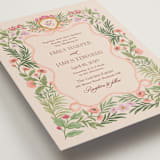 "Garden Heirloom" - Wedding Invitations in Peony by Elly - Detail