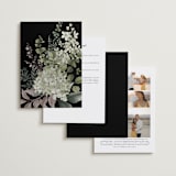 "A Wedding in the Garden" - Wedding Invitations in Charcoal by Chris Griffith - Back of Card Options