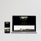 "A Wedding in the Garden" - Wedding Invitations in Charcoal by Chris Griffith - FREE Wedding Website