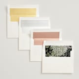 "A Wedding in the Garden" - Wedding Invitations in Charcoal by Chris Griffith - Envelope Liner Options