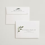 "Forest Finds" - Wedding Invitations in Emerald by Susan Moyal - FREE Recipient Addressing