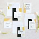"Upper Block" - Wedding Invitations in Daisy by Lea Velasquez - Invitation Suite