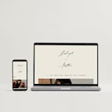 "Tilted Script" - Wedding Invitations in Ivory by Hannah Williams - FREE Wedding Website